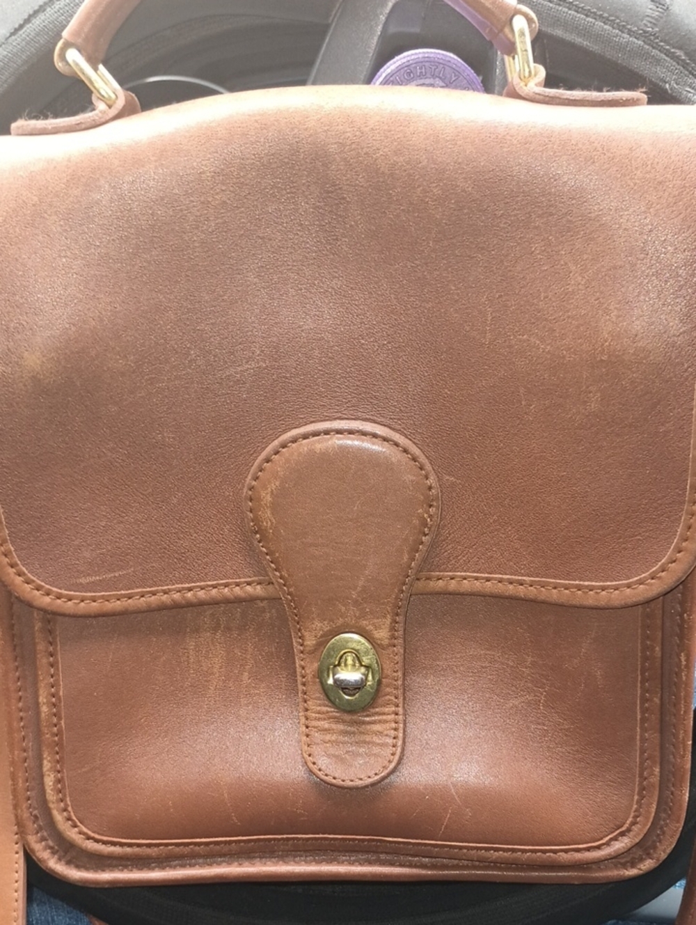 Hunt Club Classic Brown Genuine Leather Men's Messenger Bag / Women's Cross Body